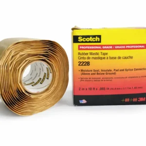 CINTA SCOTCH 2228 AUTOFUNDENTE ERP 2"X 3MTS NEGRO