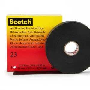 CINTA SCOTCH 23 AUTOFUNDENTE 3/4"X 9.15MTS NEGRO