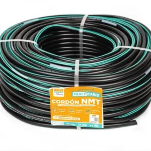 CABLE VULCANIZADO 500V 2X12AWG NEGRO NMT PC MARCA INDECO