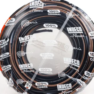 CABLE VULCANIZADO 500V 2X14AWG NEGRO NLT PC MARCA INDECO