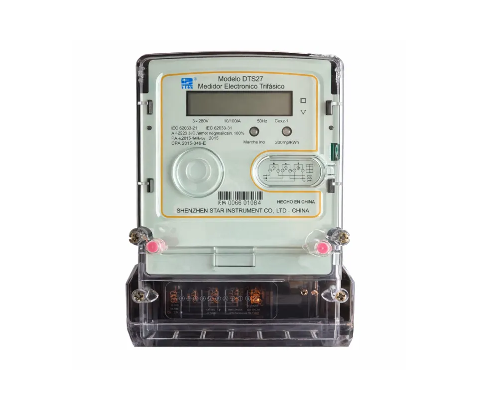 MEDIDOR TRIFASICO 4 HILOS 380/220V DTS27